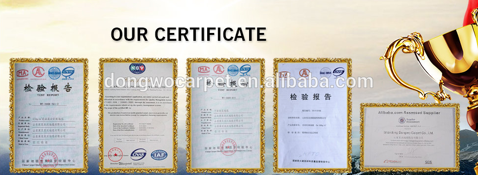 BSCI Certified Dongwo Carpet Manufacturer roll exhibition carpet