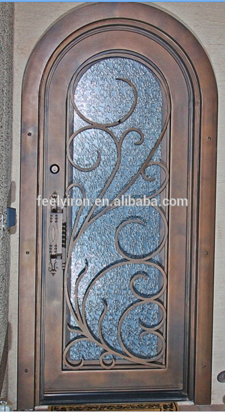 Beautiful wrought iron door FD-502