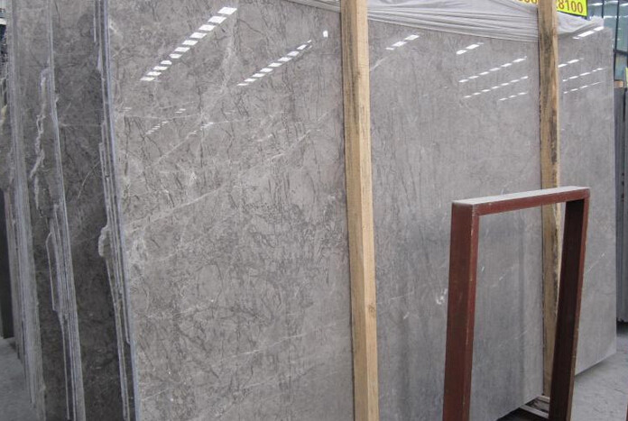 Hot selling castle grey stone marble slab for 36''x36'' polished marble tiles