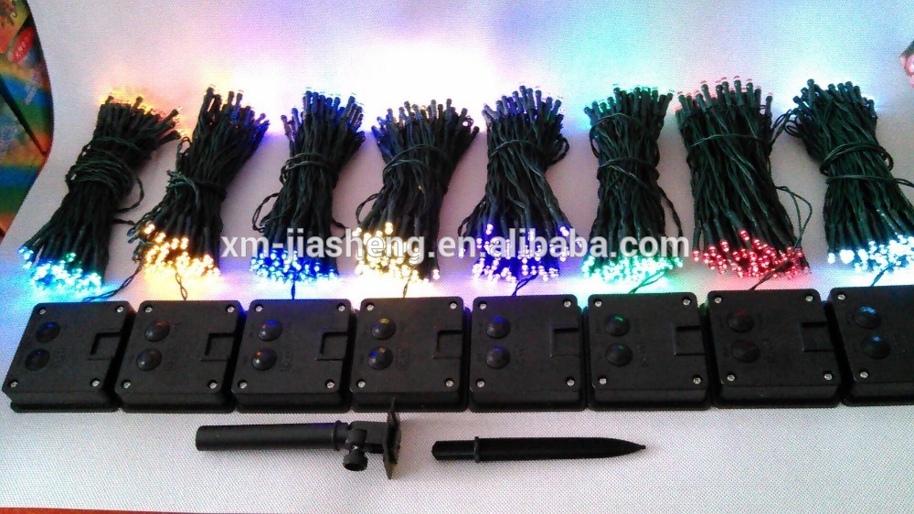 Solar Powered LED garland String fairy Lights for Christmas Garden Outdoor Power by Solar Panels