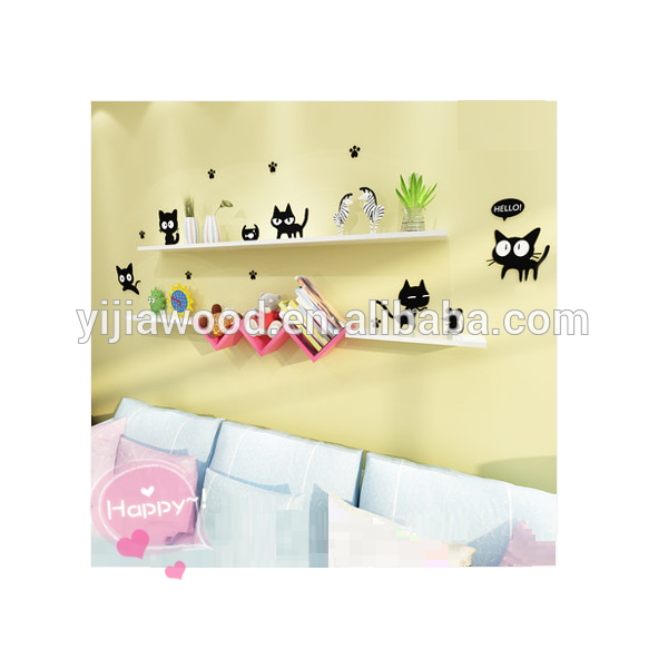 decorative wall shelf floating diy customized modern simple style