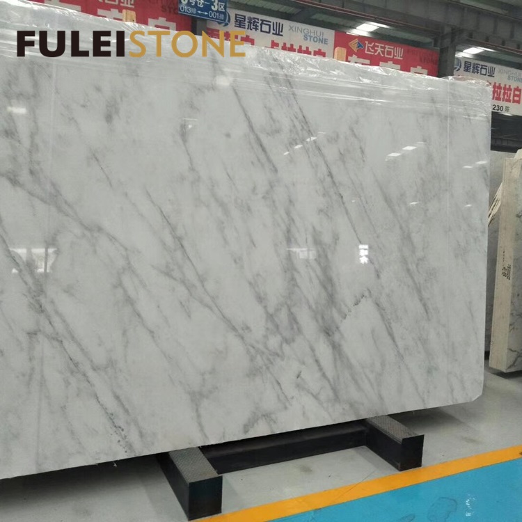 East White Marble Slab China Natural Stone Oriental White Marble was named china Statuario Venato