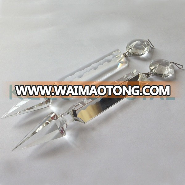 Crystal Beads Strands with brass wire and bow tie hook , keco crystal is work on all kinds crystal bead chain