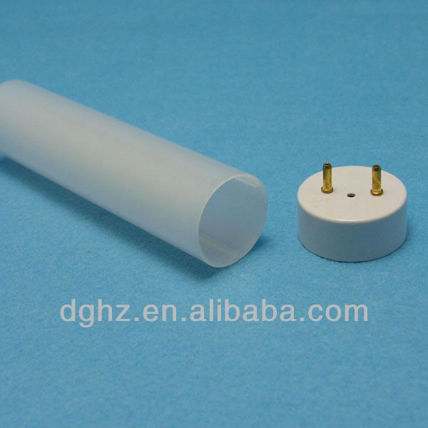 high light transmittance T8 plastic tube shell in China