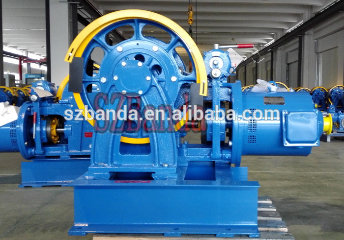 VVVF Elevator Geared Traction Machine BD-YJ210, Lift Motor