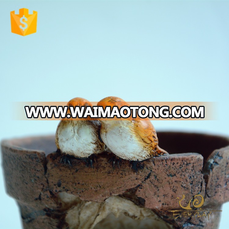 Wholesale Cheap Decorations Vintage Plant Pot Mini Bulk Home Goods Bird Flower Pot for Sale