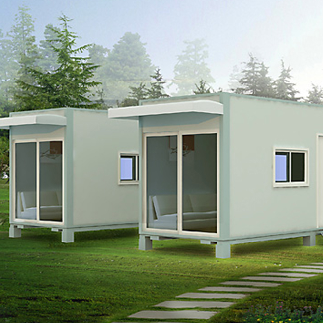 Outdoor portable 40 ft prefab smart container hotel designs room