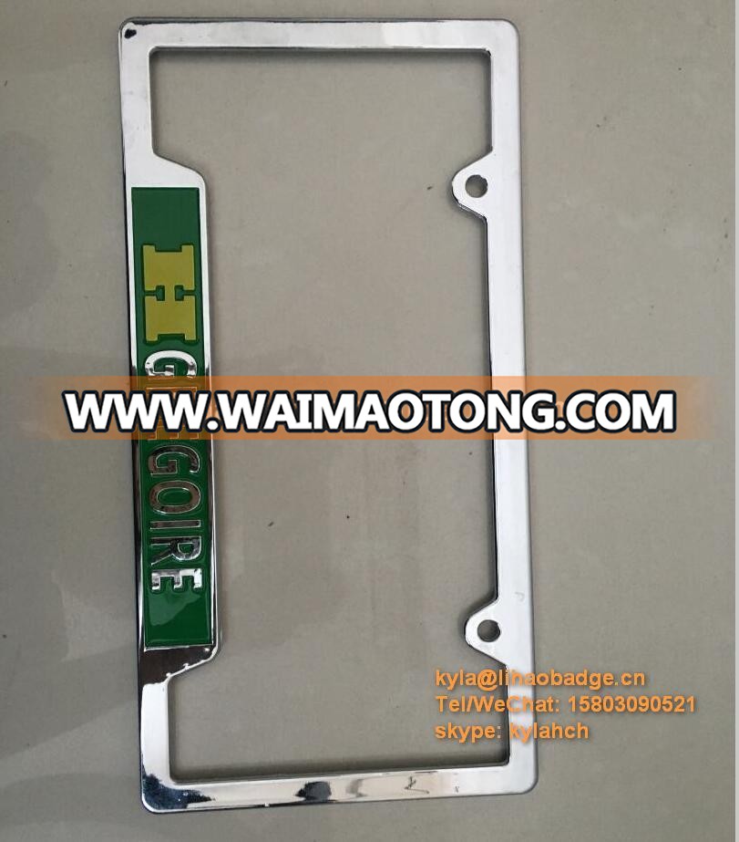 Direct factory Car license plate holder, ABS/aluminum truck number plate  frame