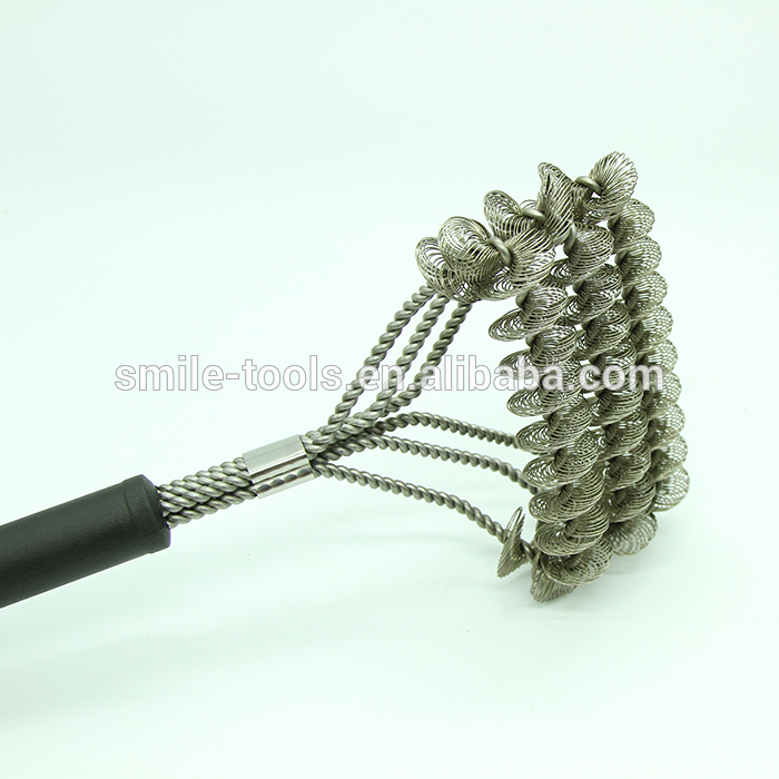 Stainless Steel BBQ Cleaning Grill Brush And Scraper