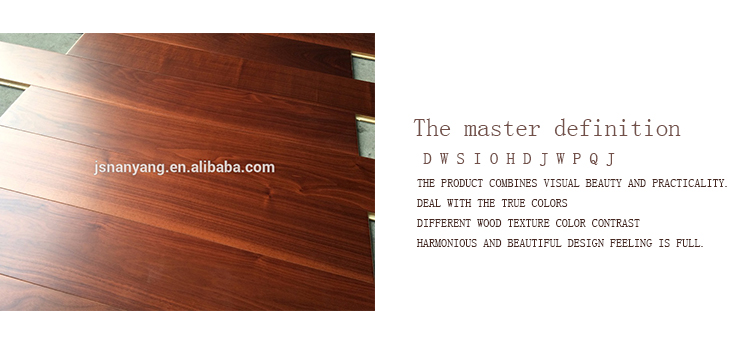 American walnut wide plank 3-layer engineered wood flooring