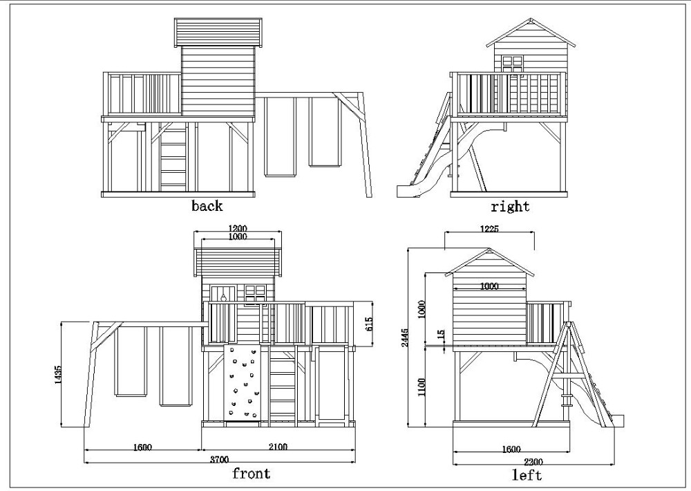 2017 best quality kids cubby house wooden playhouse outdoor playhouse promotion