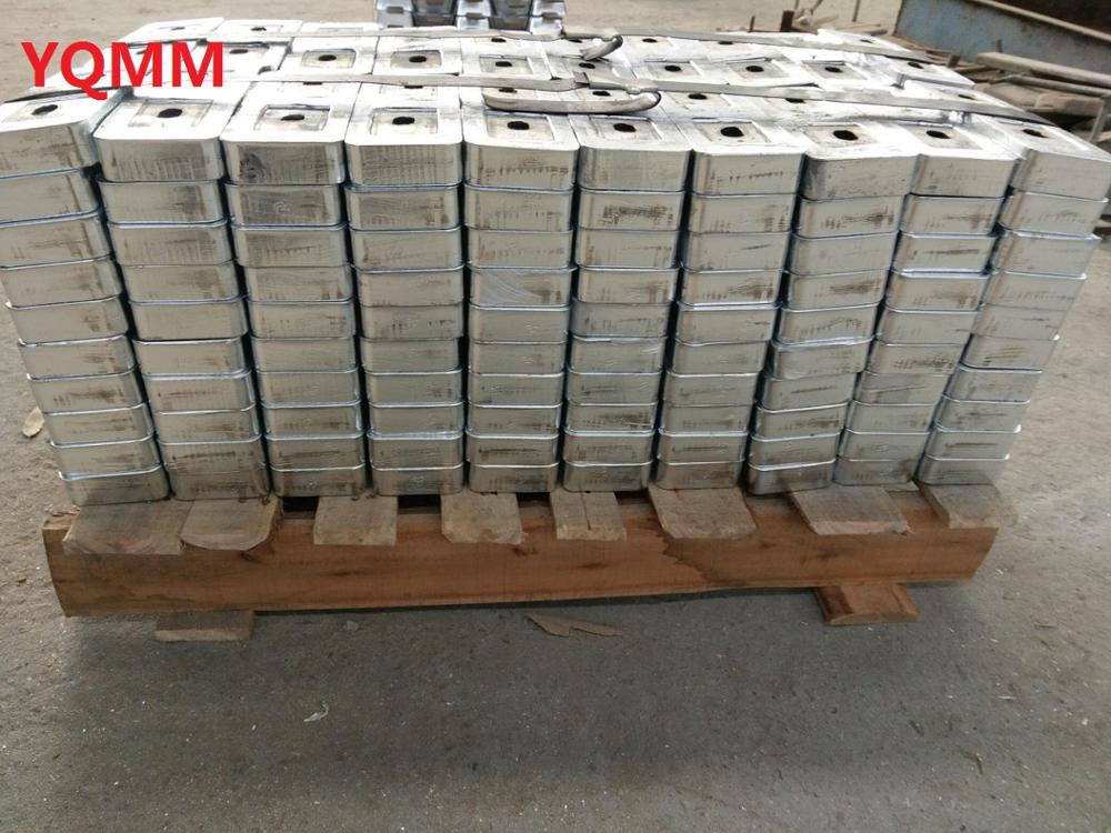 Anti-corrosion bolt type znic block anode Corrosion protection for Marine