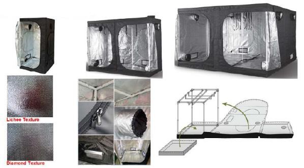 Hydroponics equipment 120x120x200 grow tent complete kits