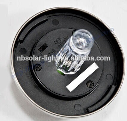 Stainless Steel+Glass H43.5CM*D8.8CM LED Outdoor/Garden Solar Lights/Lamp