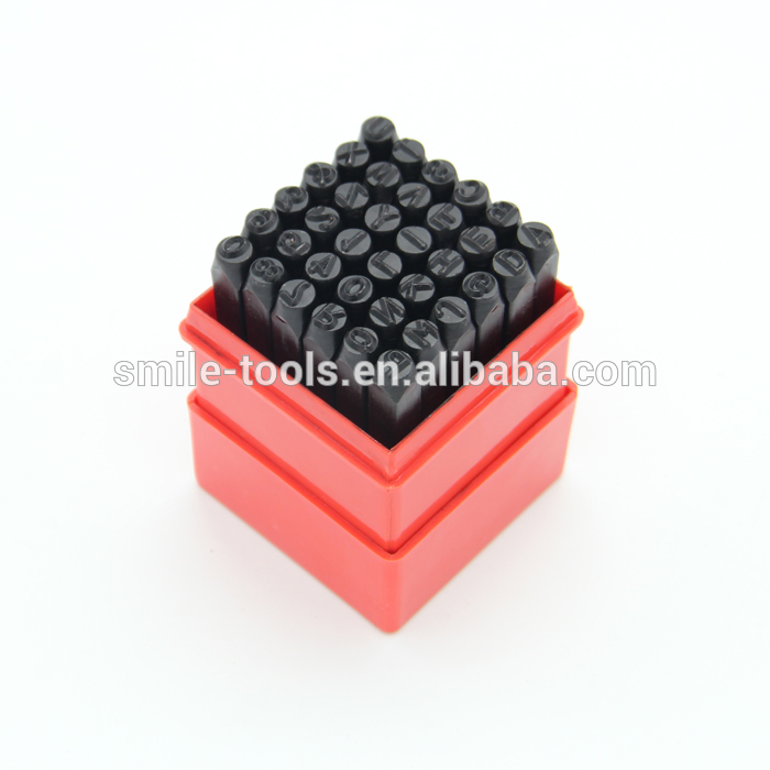 Hot Selling Steel 4mm Letter and Number Punch Stamp Set