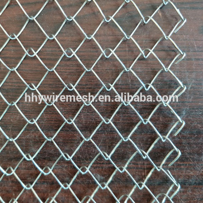 Hot Sale Galvanized Chain Link Fence diamond wire mesh galvanized chain link mesh fence