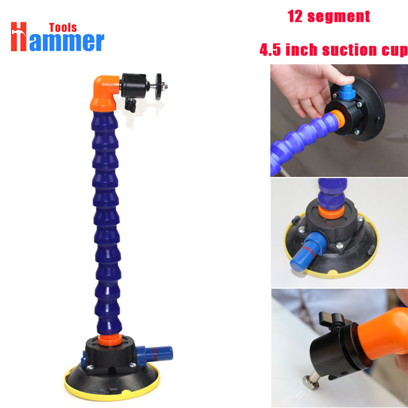 4.5inch pump suction cups with 360 degree flexible stand loc line tool