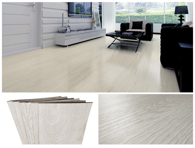 Apartment use wood embossed durable anti-slip vinyl floor LVT plastic flooring