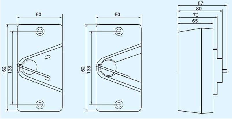 1P 63A UKW Series Weatherproof Enclosed Isolator Switch