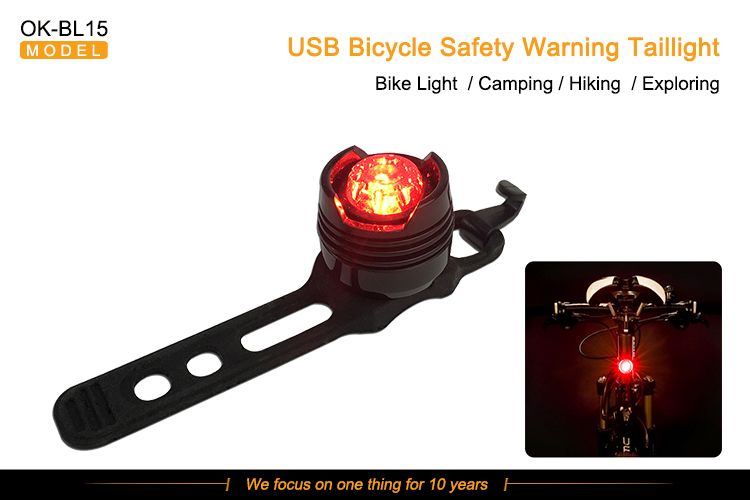 2018 Hot Sale Laser LED USB Rechargeable Bicycle Laser Light