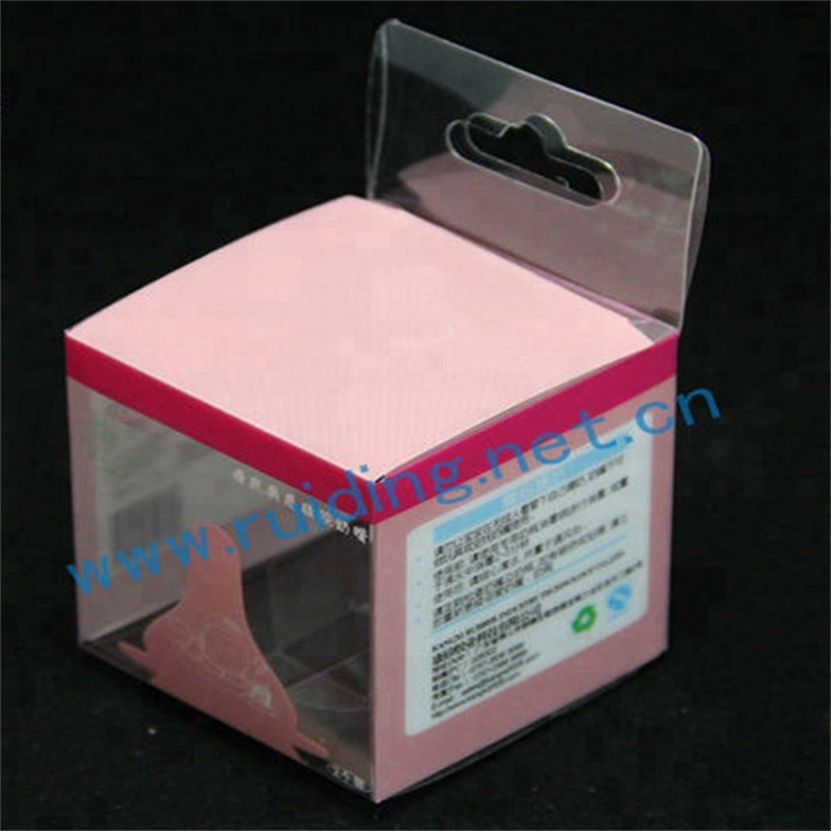 PET ,RPET,GPET,GAG,PP folding clear gift box plastic packaging