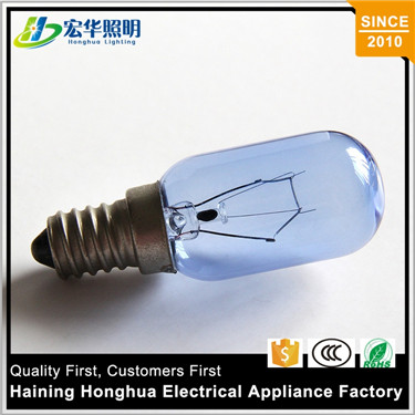 T25 40W 360 degree beam angle incandescent refrigerator oven indicator light bulb