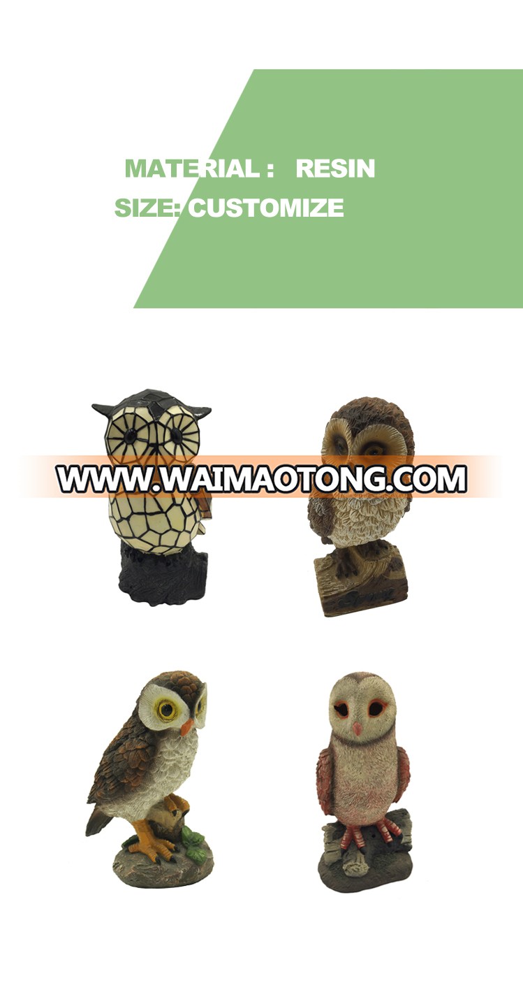 Wholesale Cheap Artificial Animal Figurines Owl Statues