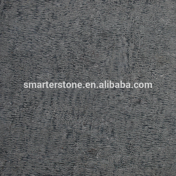 Polished black limestone wall/floor tiles own factory