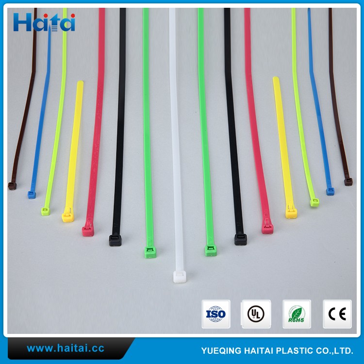 Haitai Diefferent Types Full Sizes Self Locking Plastic Strap Nylon Cable Tie