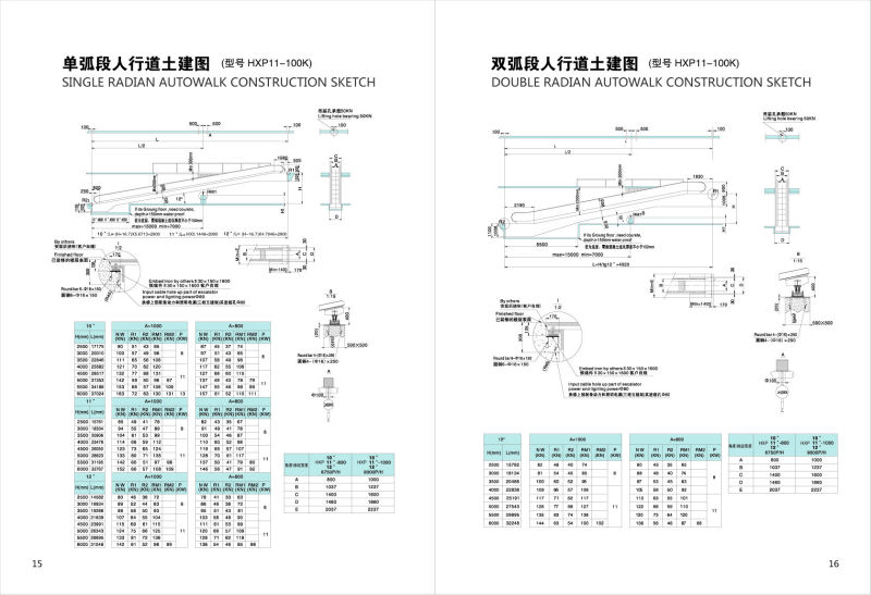 High- end definition without noise step 600-800-1000 35 angle escalator