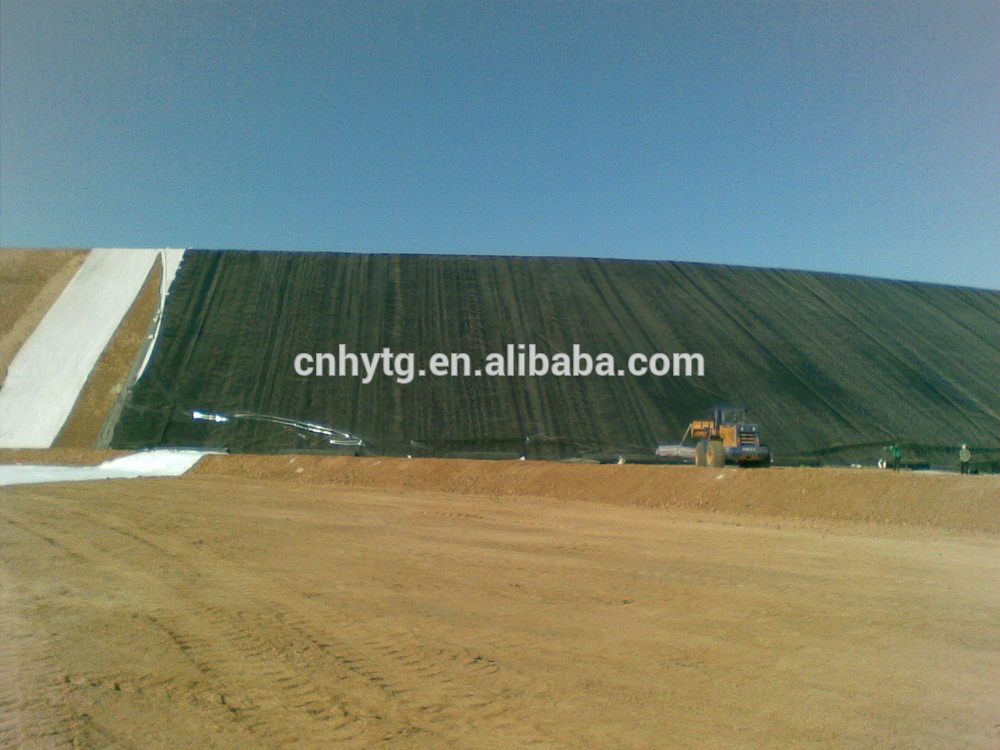 bentonite geotextile GCL with HDPE 0.2mm film waterproof system