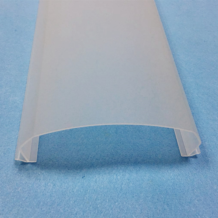 pc, pmma plastic profile extrusion for led tube light parts in Dongguan factory