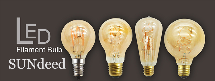 Hanging LED string light ST64 dimmable classic LED filament bulb/classic vintage filament edison