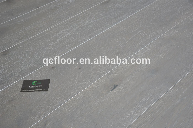 Greenvills home modern construction floor, different styles brushed flooring for customers, self-developed silver washed floors