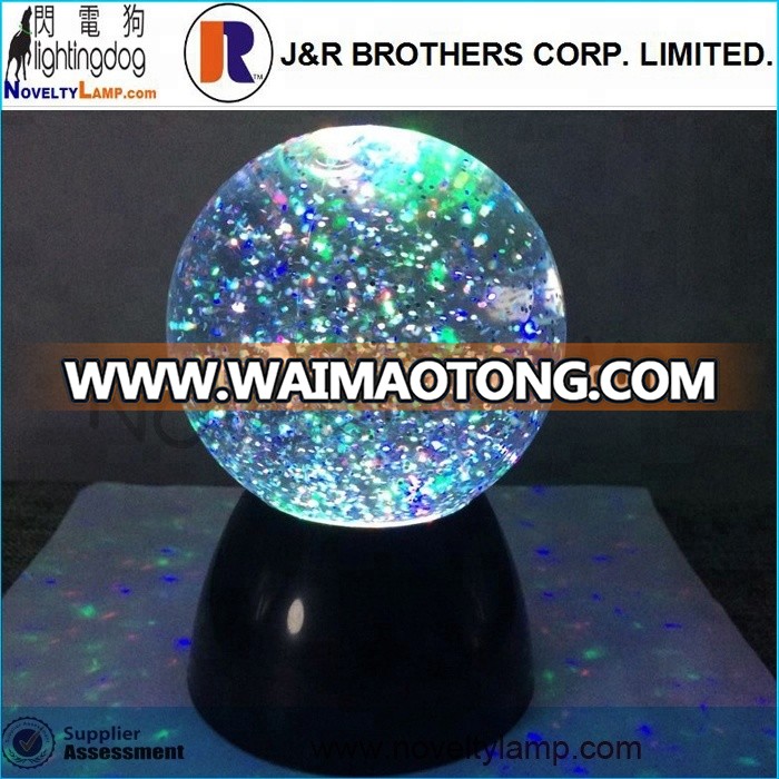 5.5"REVOLVING GLITTER WATER BALL LIGHT