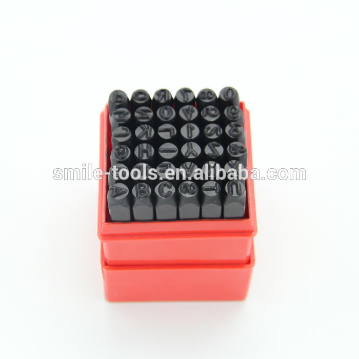 Hot Selling Steel 4mm Letter and Number Punch Stamp Set