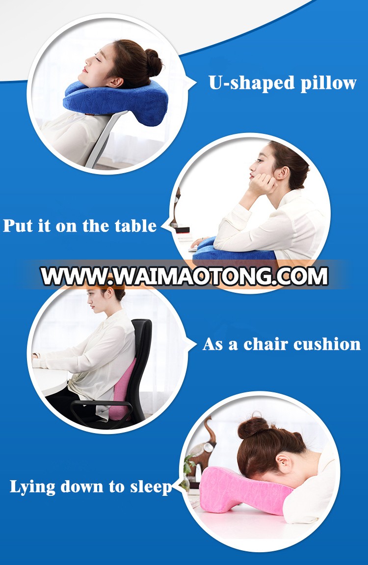 Ergonomic Multi-function Cushion Office Travel Rest Nap Massage Desk Pillow/ Lumbar Support Office Chair Creative Pillow