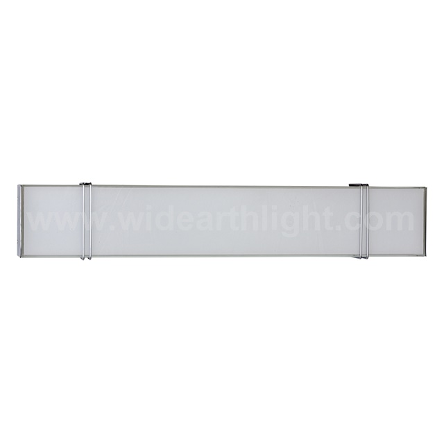 UL CUL Listed Brushed Nickel Glass Wall Lamp For Hotel Bathroom W20091