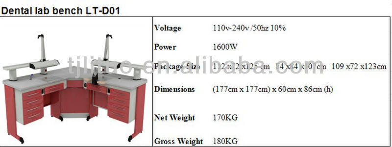 Good quality dental laboratory bench ! Dental lab furniture