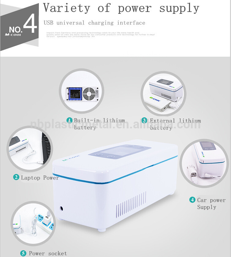 2015 New Design Mini portable medicine refrigerator for insulin and injection bottles Portable insulin cooler