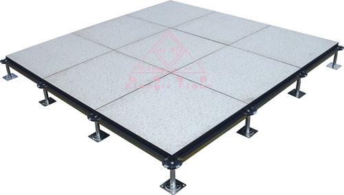 antistatic chipboard raiesd access floor tile which covering hpl,pvc,steel for computer room or data center