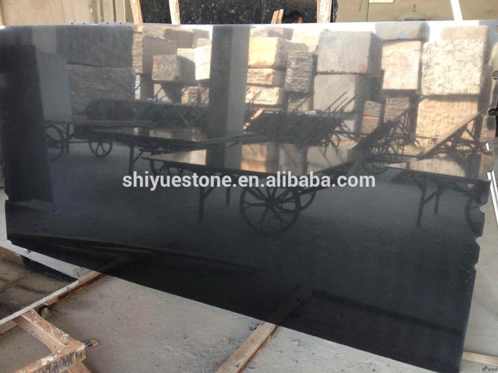 Polished India Black Granite Tile