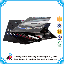 Customized design printing service promotional folded leaflet