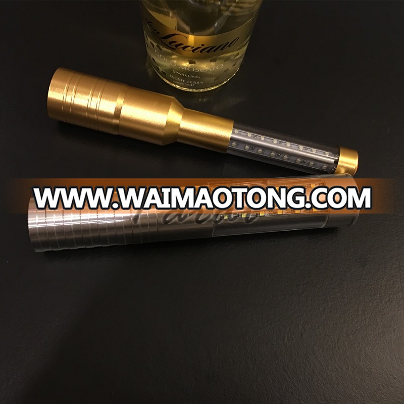 Aluminium Alloy LED bottle strobe baton for Nightclub, Bar, Party, Event