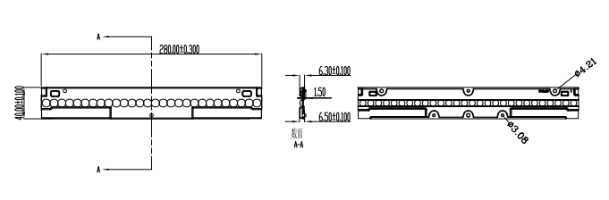 LED linear lens 2835 3030 strip lens ZHAGA Module  30 90 degree