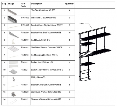 Hot sale high quality DIY metal walk in closet shelving organizer system with cheap price