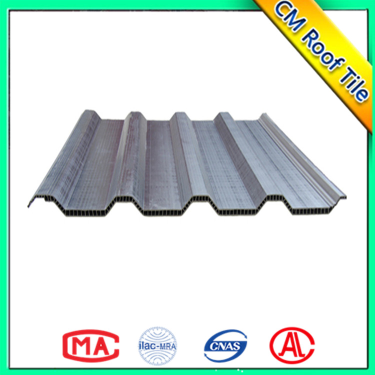 Durable erosion-proof synthetic resin pvc roof tile