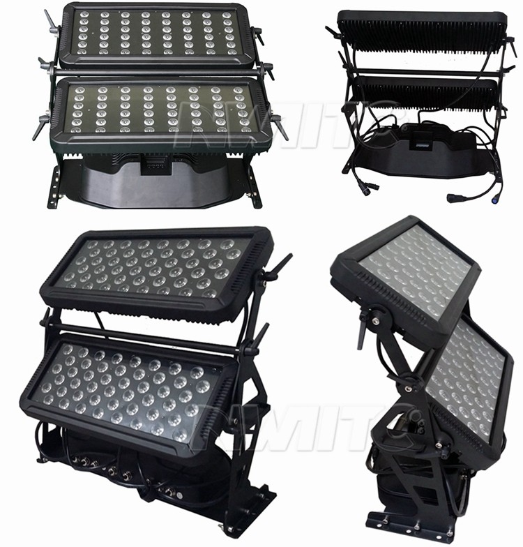 Professional DMX 96pcs 18w rgbwauv 6 in 1 led city color light