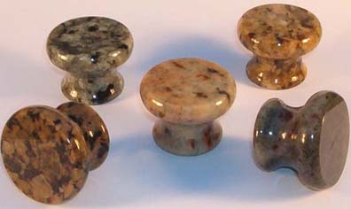 Multi Color Natural stone granite cabinet pull handles Drawer Dresser Wardrobe door knobs