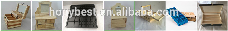 Custom Made Pine Tray Frames Unfinished Wood Coffin Box for Craft Decoration